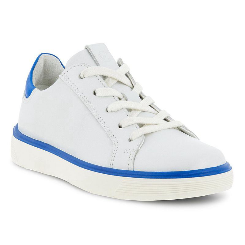 Kids Ecco Street Tray K - Sneakers White - India IUMDXG482